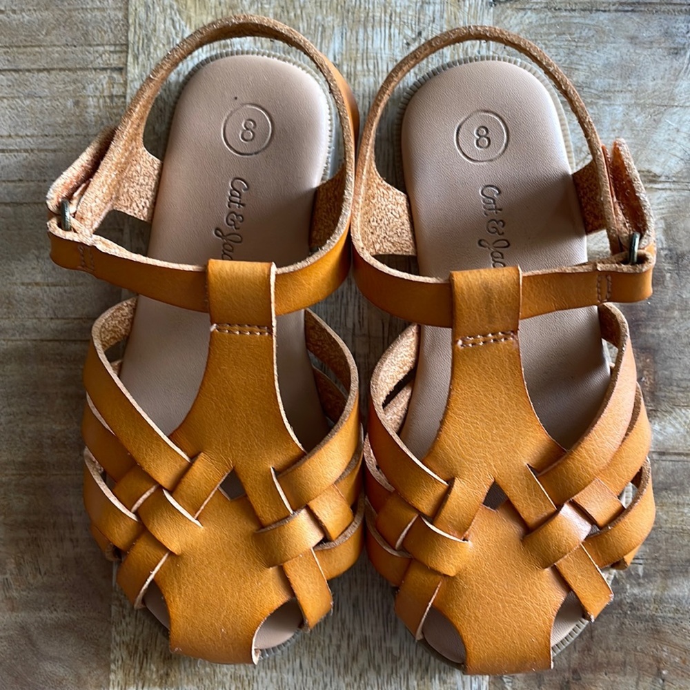 Cat & Jack girls sandals size 8